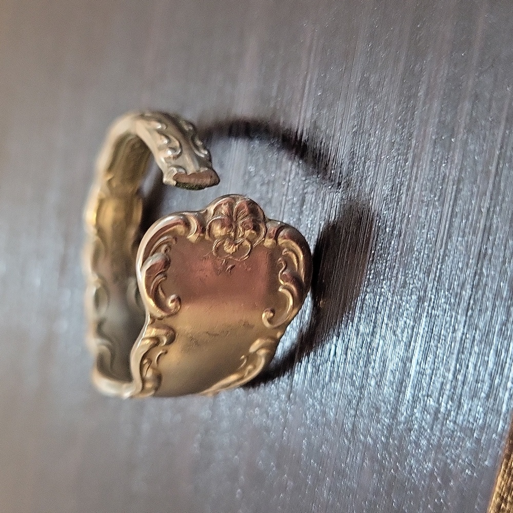 Vintage Lashar Silver Spoon Ring